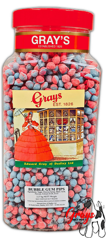 Grays Bubblegum Pips Large Jar