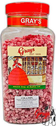 Grays Cola Pips Large Jar