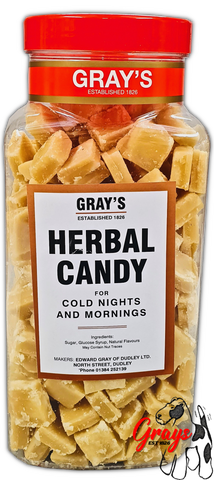 Grays Herbal Candy Large Jar