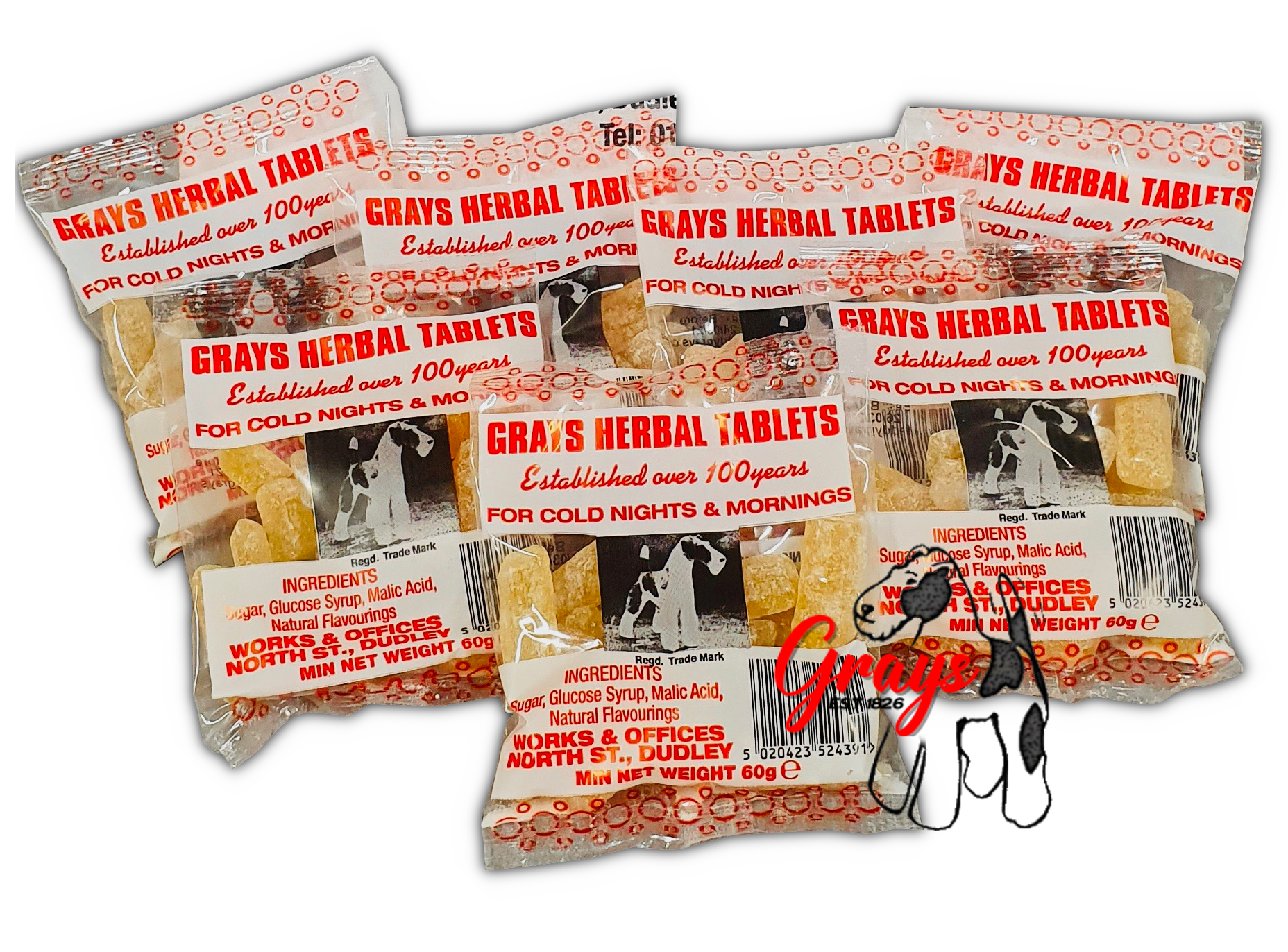 Grays Herbal Tablets Pre Packs