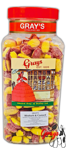 Grays Rhubarb And Custard Large Jar
