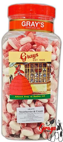 Grays Strawberries And Cream Large Jar